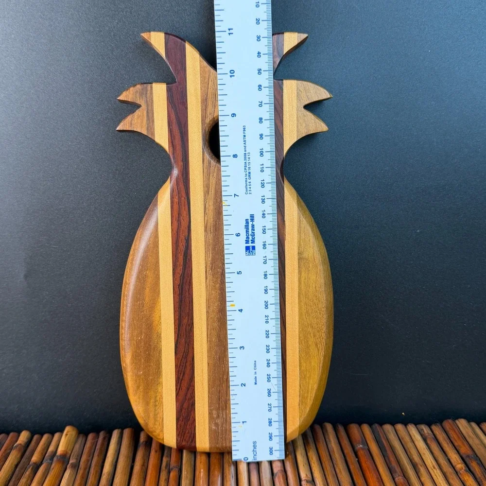 Cutting Board Pinnapple shape cutting board Cheese Plate handmade #190